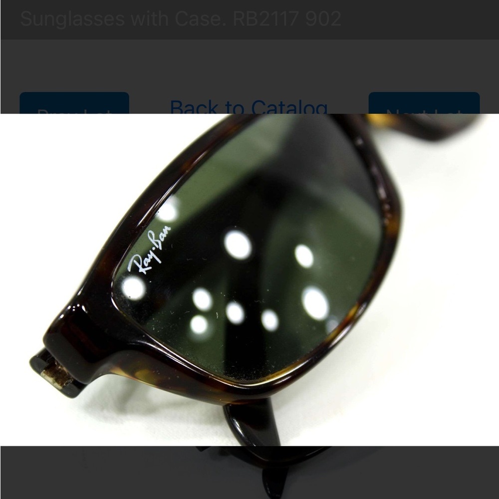 Ray-Ban Sunglasses with Case. RB2117 902 - Picture 4 of 8